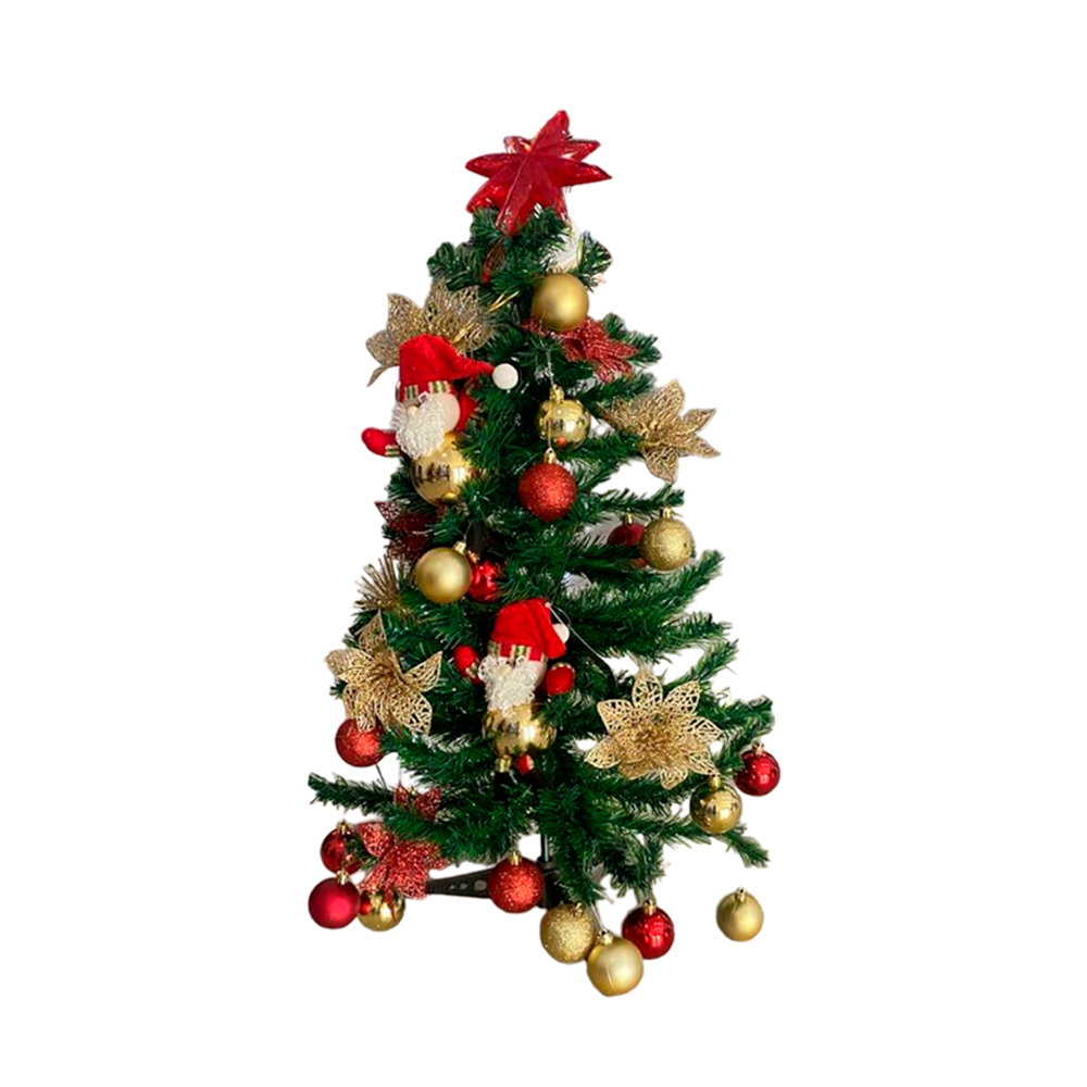 ARBOL 90CM (831-T003-01-3) 100 PUNTAS VERDE