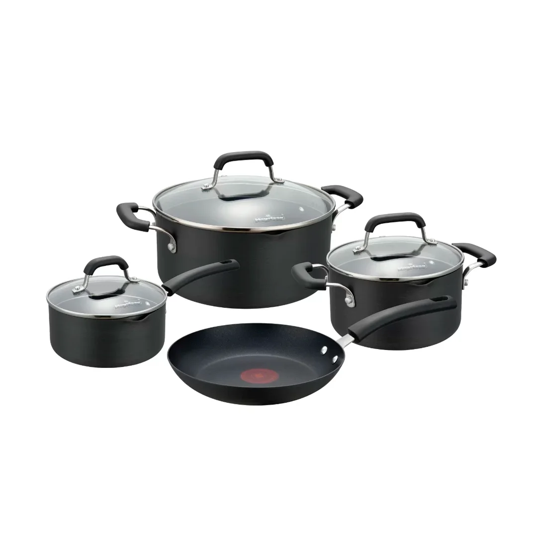 JUEGO DE OLLAS MAGEFESA 13551 PRACTIX  7PZAS ANODIZADO