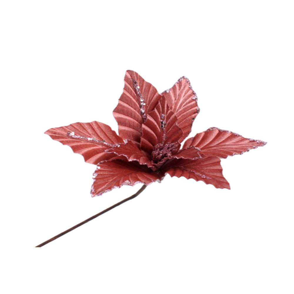 ADORNO POINSETIA 30X30CM  (831-MX001-1269T) ROSADO