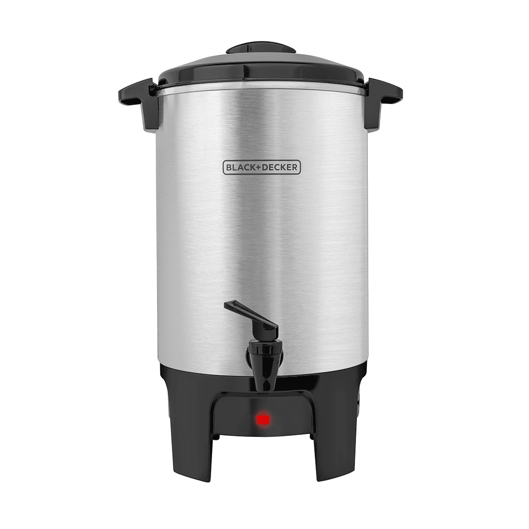 PERCOLADORA DE CAFE BLACK + DECKER CMU3000 30 TAZAS ACERO INOXIIDABLE