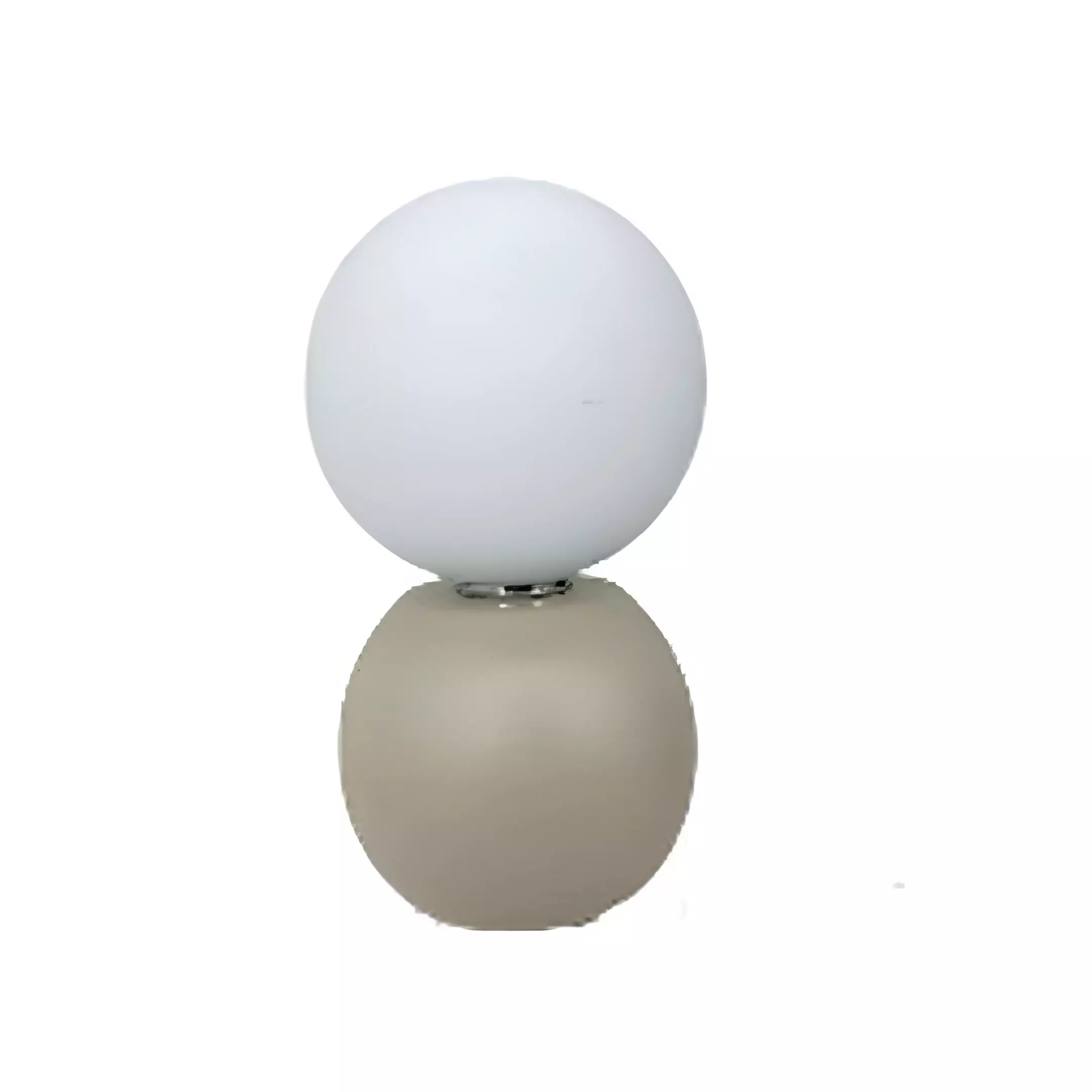 LAMPARA DE MESA 21.5CM 604-2404039 CREMA/BLANCO