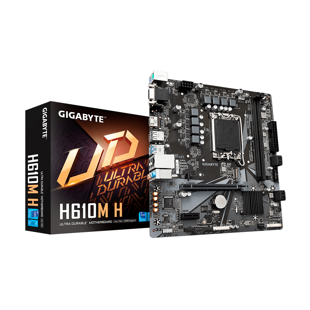 MOTHER BOARD (1700) GIGABYTE H610M H DDR5 SUPPORT
