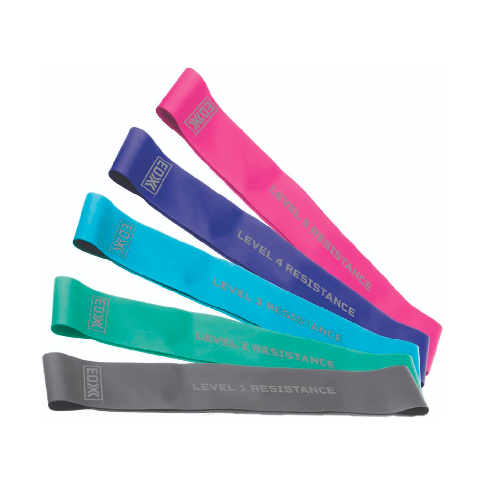 BANDAS D/RESISTENCIA SET 5 PZAS (EBE-RL5-MLT) MULTICOLOR