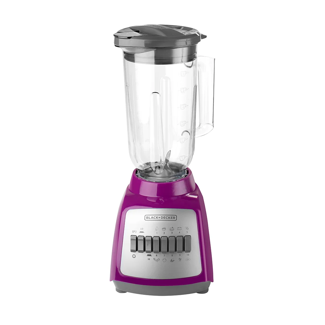 LICUADORABLACK+DECKER BLB-D210PV 10VEL JARRA PLASTICA 1.65L VIOLETA