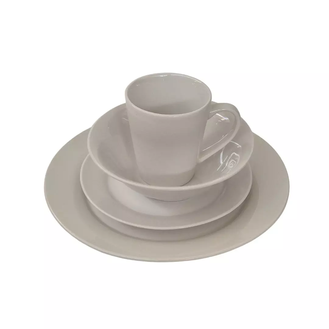 JUEGO DE VAJILLA 16PZAS 703-9177616 BLANCO