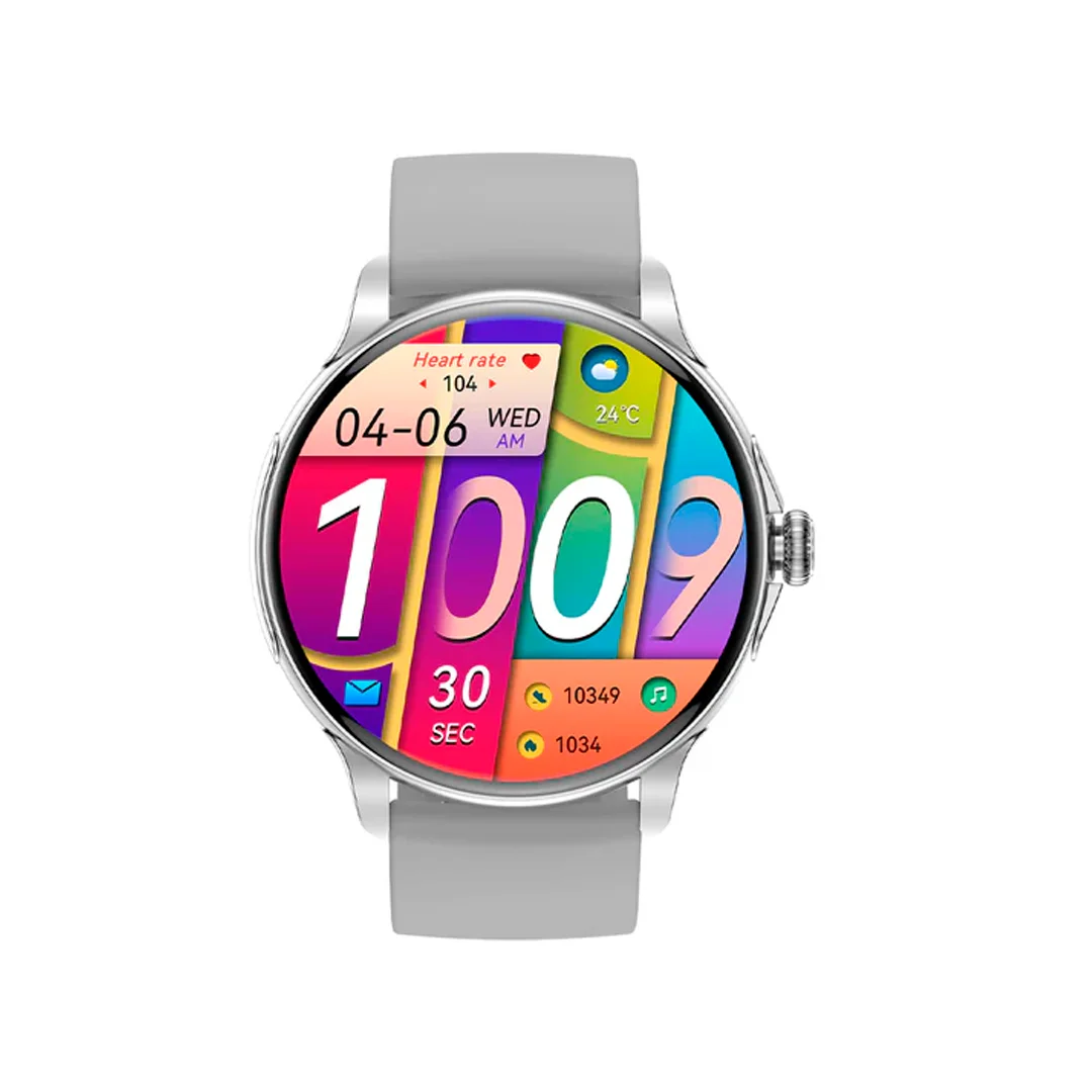 RELOJ COLMI SMART WATCH V72 ROUND V SERIES SILVER