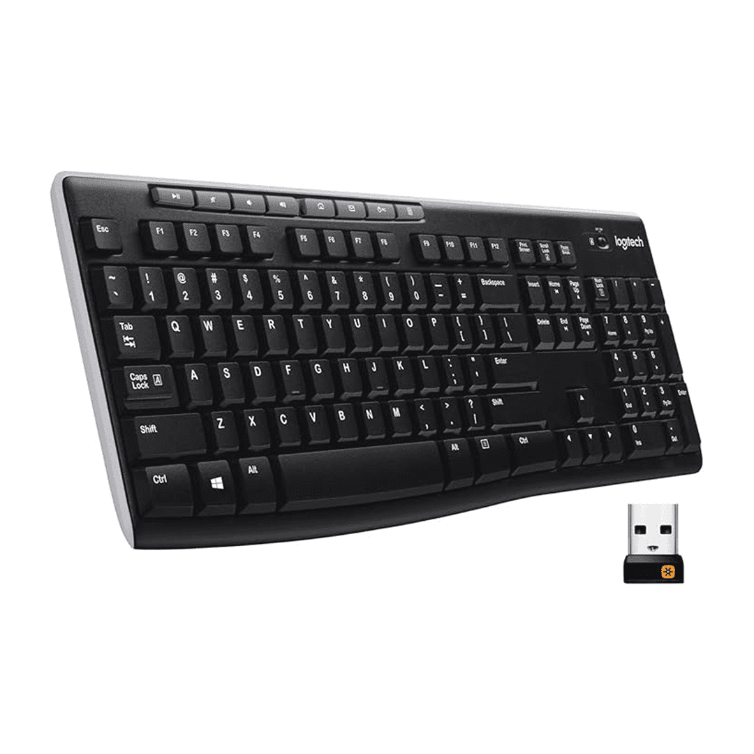 TECLADO LOGITECH INALAMBRICO K270 920-004426 USB NEGRO  60131