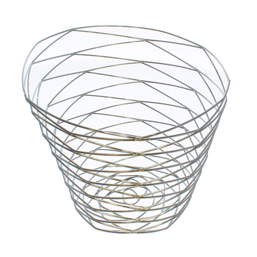 CANASTA P/FRUTAS 23X19X10CM (N20-05405) PLATEADO